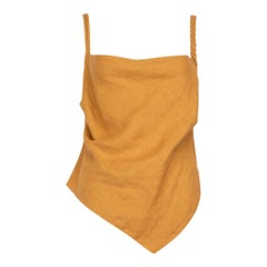 NANUSHKA Yellow Bandana Style Top Size M