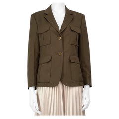 Theory Khaki Pocket Detail Blazer Size XL