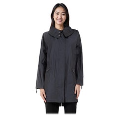 Maison Margiela Navy Trench Hook Detail Coat Size S