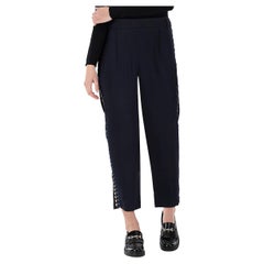 Pantalones cónicos con paneles bordados J.Crew azul marino Talla M