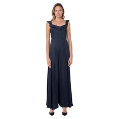 Reformation Marineblaues ärmelloses Maxikleid Größe XS