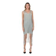 Caravana Blue Tassel Detail Midi Dress Size M