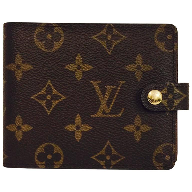 Men's Vogue and Louis Vuitton MoMa Film Benefit 2008 Monogram Wallet W Snap  at 1stDibs