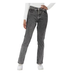 Anine Bing Grey Skinny Denim High Rise Jeans Size S