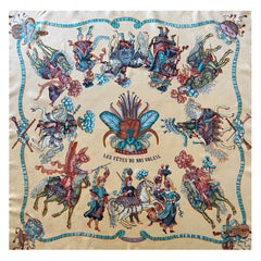 Hermès Silk Scarf « Les Fêtes Du Roi Soleil » 1994