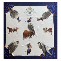 Hermès Silk Scarf "Chasse À Vol" 1986
