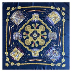Hermès Scarf "Les Tambours" 1989