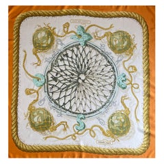 Hermès Silk Scarf "Rose des Sables" 1969