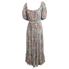 Nipon Boutique Pin Tucked Floral Dress
