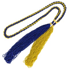 Art Deco Beaded Tassel Lariat