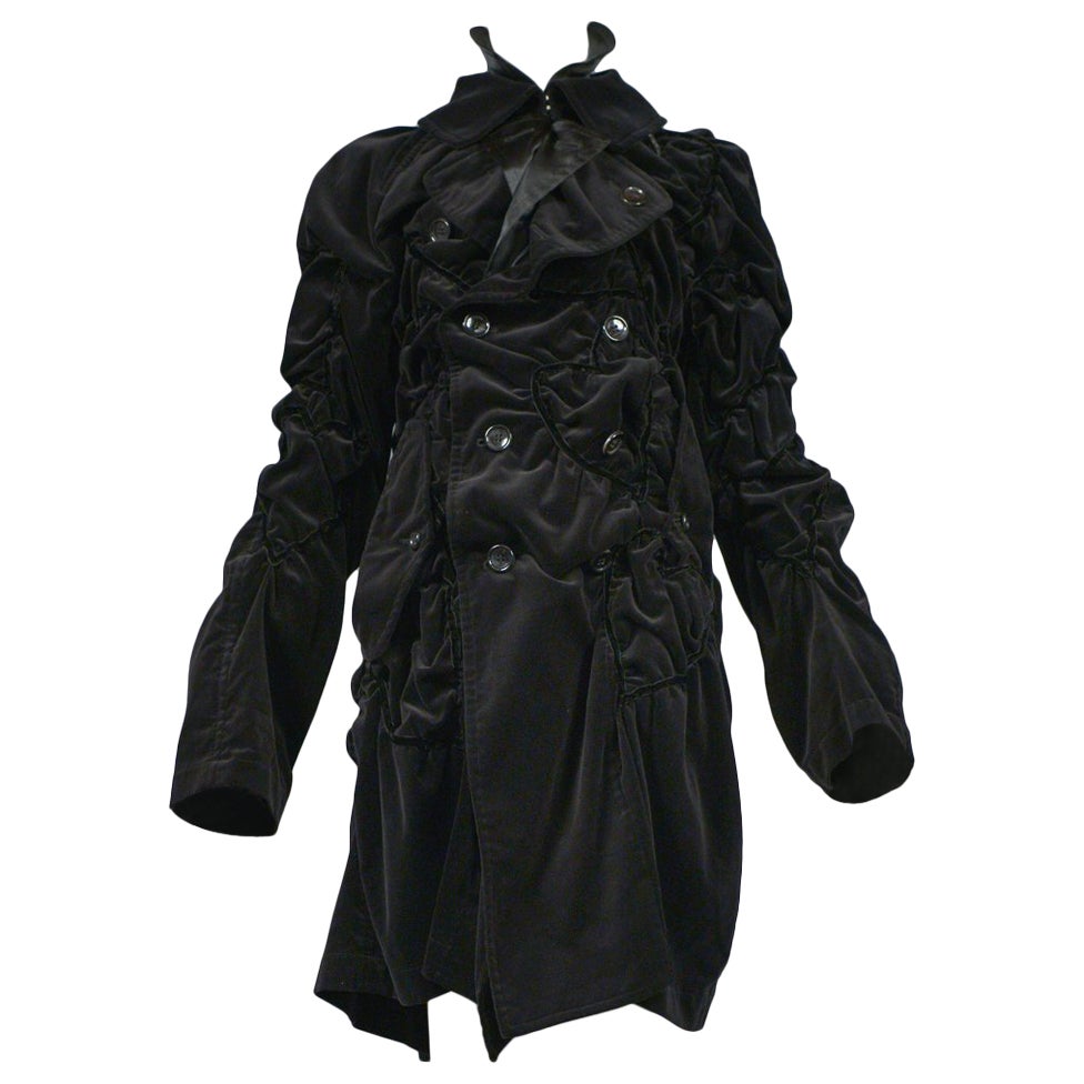 Comme des Garcons Navy Flat Jacket 2012 For Sale at 1stDibs