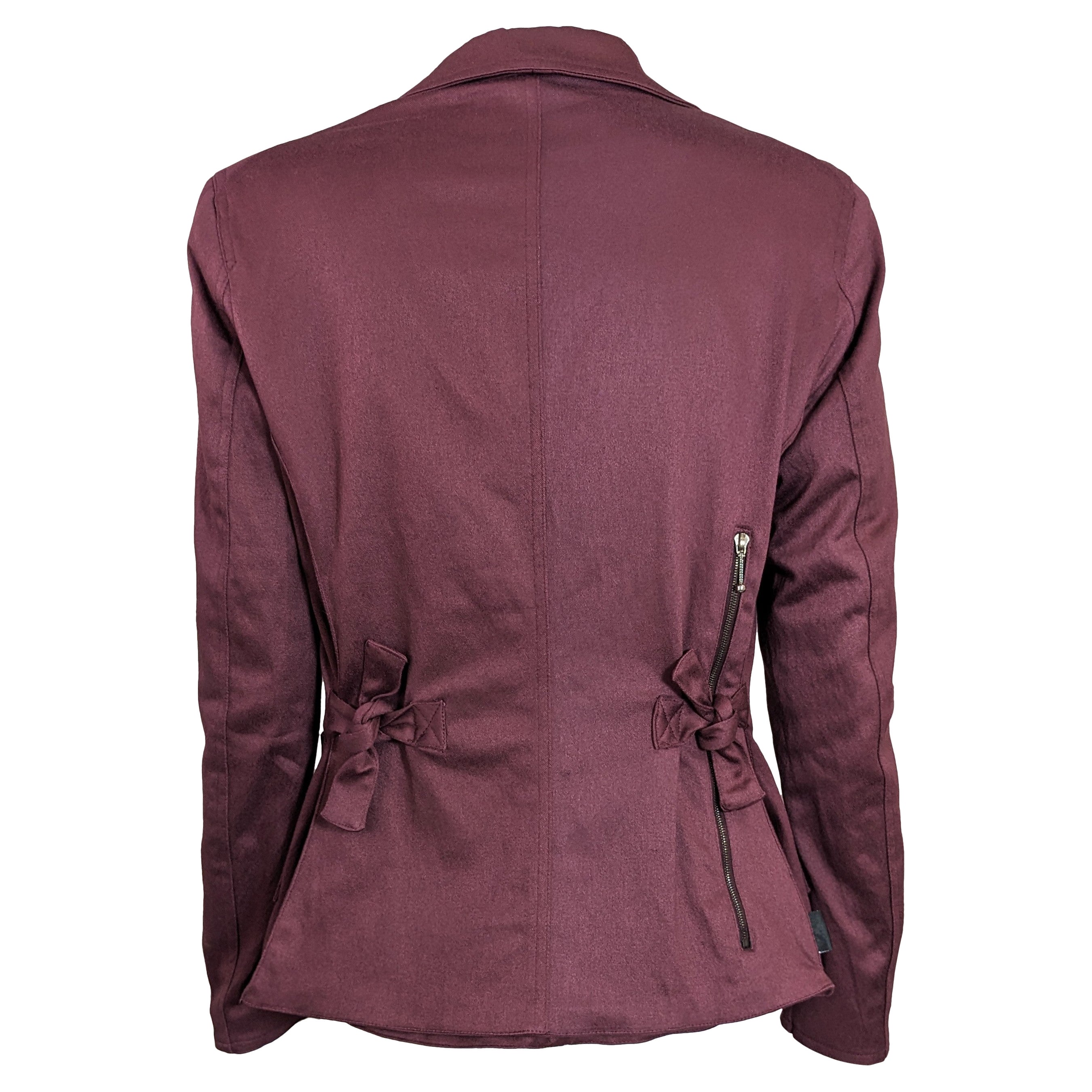 Rare Galliano Girl Bellow Bustle Back Cargo Pocket Blazer, 1991 For Sale
