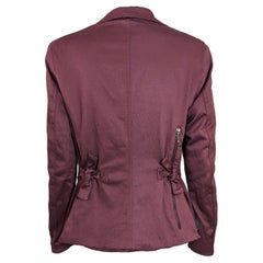 Rare Galliano Girl Bellow Bustle Back Cargo Pocket Blazer, 1991