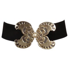 1970 YVES SAINT LAURENT RUNWAY butterfly belt