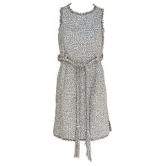 Chanel Paris / Greece Jewel Belt Tweed Dress 36 FR