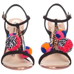 Sophia Webster NEW & SOLD OUT Multi Whimsical Charm Ball Sandals Heels in Box