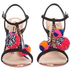 Sophia Webster NEW & SOLD OUT Multi Whimsical Charm Ball Sandals Heels in Box