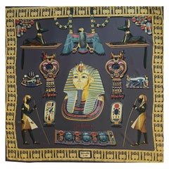 Hermès Silk Scarf "Tutankhamun" 1994