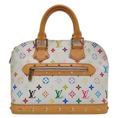 Louis Vuitton x Takashi Murakami Alma Small White Multicolor