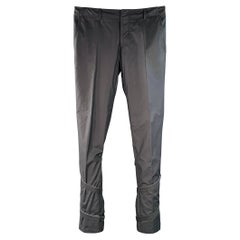 Gucci Vintage Size 30 Grey Cotton Blend Super Skinny Bondage Casual Pants