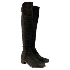 STUART WEITZMAN Size 6 Black Nylon Boots