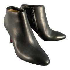 CHRISTIAN LOUBOUTIN Size 11 Black Side Zipper Boots