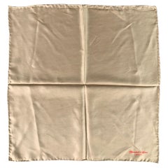 Turnbull & Asser Piazza da taschino in seta firmata Red Taupe