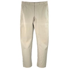 MAISON MARTIN MARGIELA Taille M Pantalon droit en coton gris décontracté