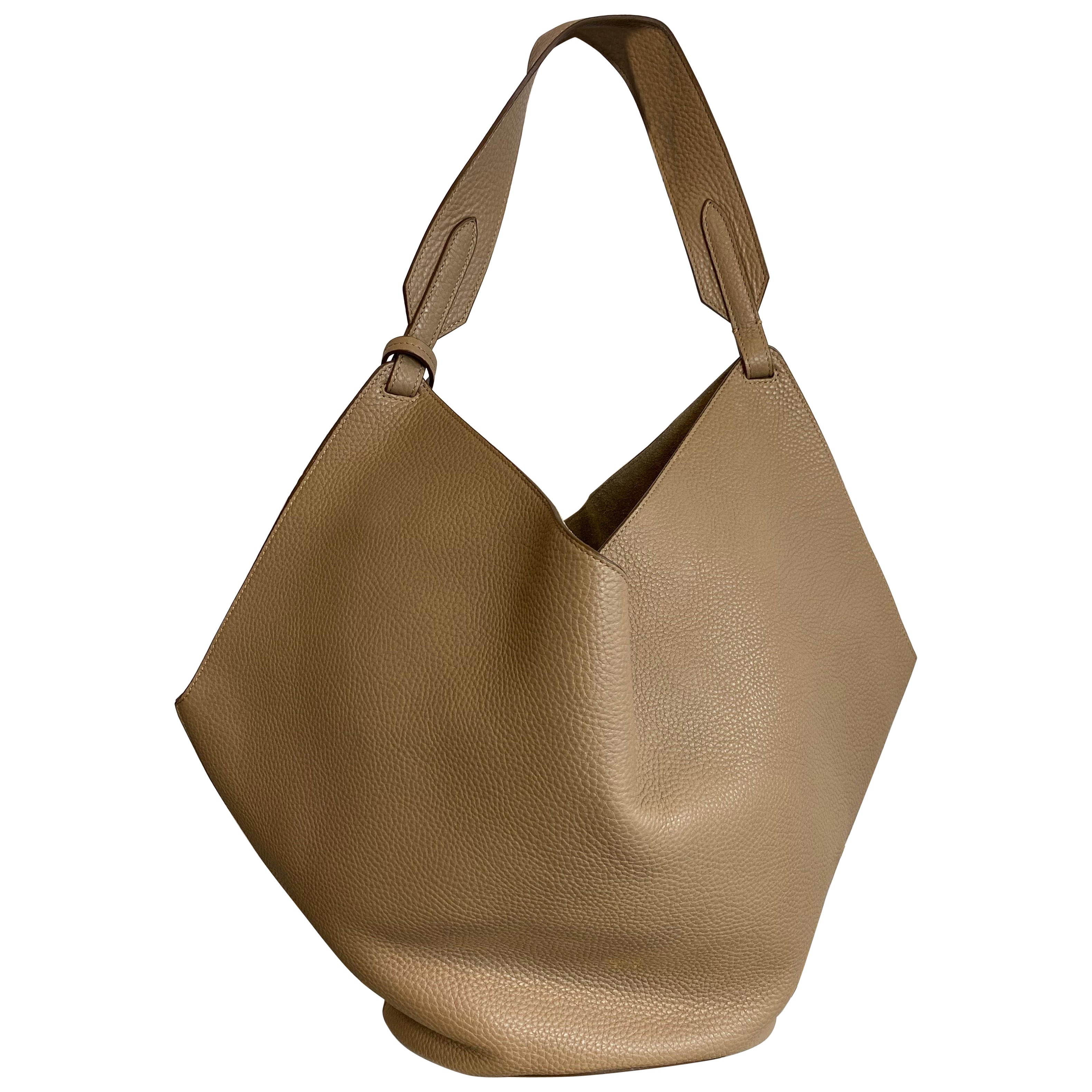 Khaite bag in beige leather. For Sale