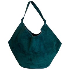 Khaite bag in green leather.