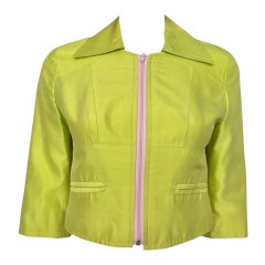 Y2K Christian Lacroix Bazaar Seidenjacke