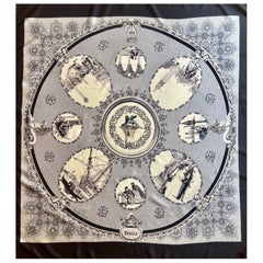 Hermès Silk Scarf « Venise » 1970