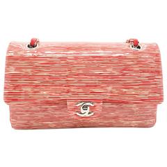 Chanel Red Patent Leather SHW Chain Shoulder Bag