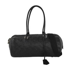 Louis Vuitton Neo Papillon Revelation GM Black Leather Shoulder Bag with Strap