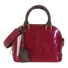 Louis Vuitton Magenta Monogram Vernis Alma BB