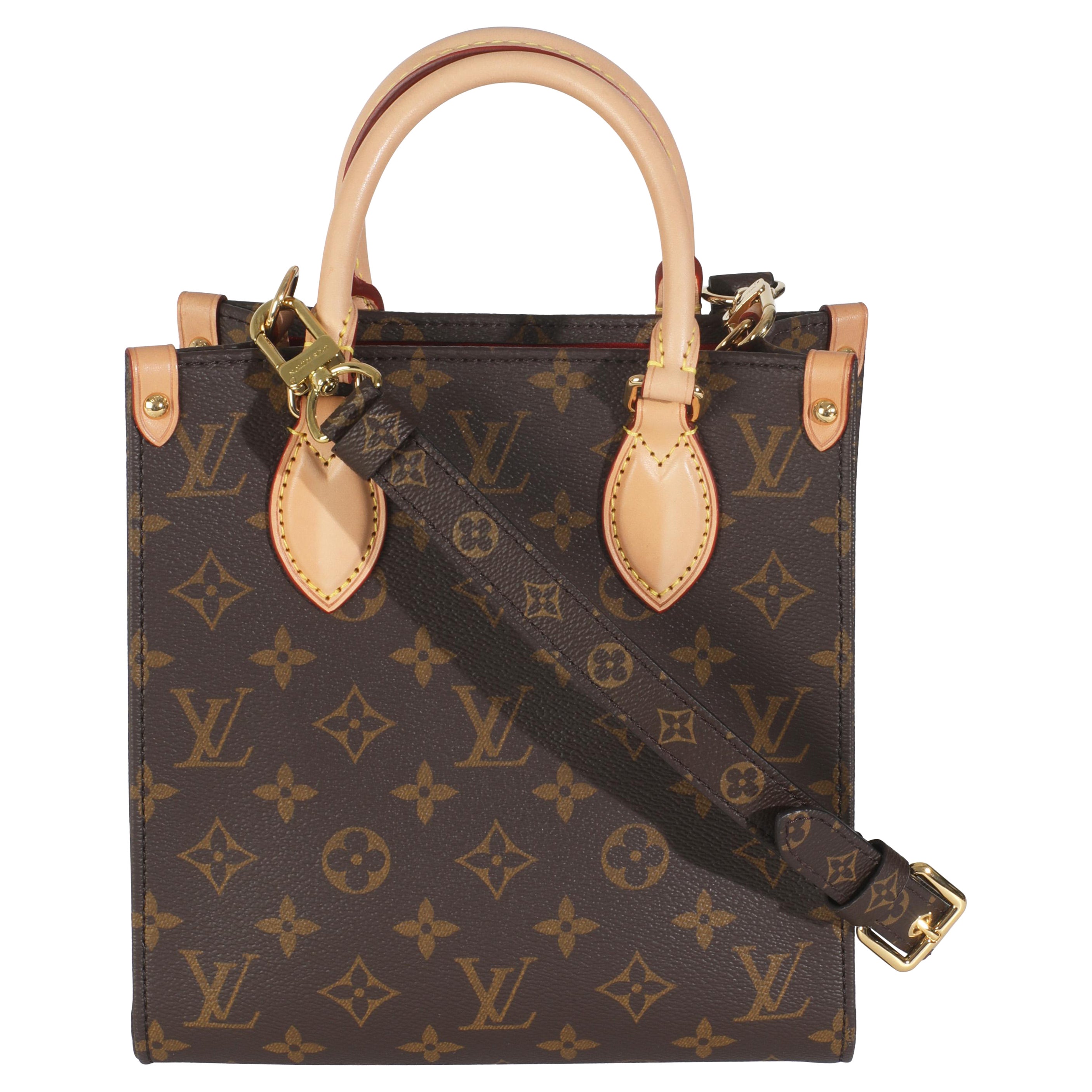 Louis Vuitton Monogram Canvas Sac Plat BB NM For Sale