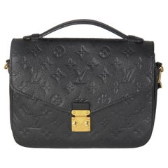 Louis Vuitton Black Monogram Empreinte Pochette Metis