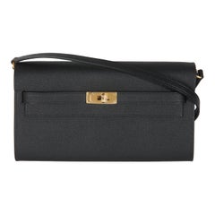 Hermes Black Epsom Kelly To Go