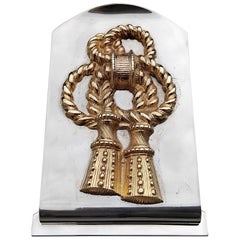 Vintage Hermès Trimmings Tassel Paper Clip Money Clip Ravinet d'Enfert