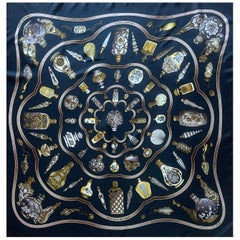 Hermès Silk Scarf "Qu'importe Le Flacons" 1988