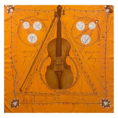 Hermès Silk Scarf "La Musique Des Sphéres" 1996