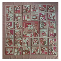 Hermès Silk Scarf "Les Petits Métiers De Paris" 2006