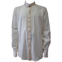 Istante By Gianni Versace Tuxedo Evening Shirt 8