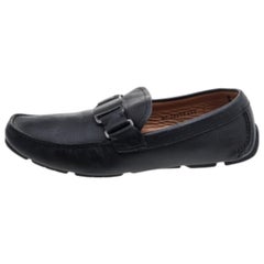 Salvatore Ferragamo - Mocassins en cuir noir, taille 41