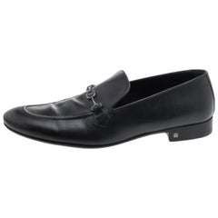 Louis Vuitton - Mocassini in pelle nera misura 45