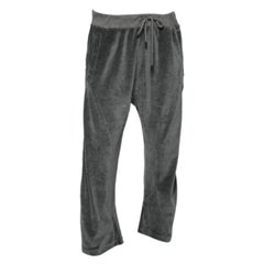Roberto Cavalli Gym - Pantalon de survêtement en velours gris 3XL