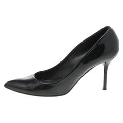 Gucci - Escarpins à bout pointu en cuir verni noir - Taille 37