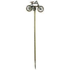 Wonderful Edwardian Bicycle Stickpin 7
