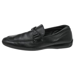 Tod's Mocassins en cuir noir Taille 41.5