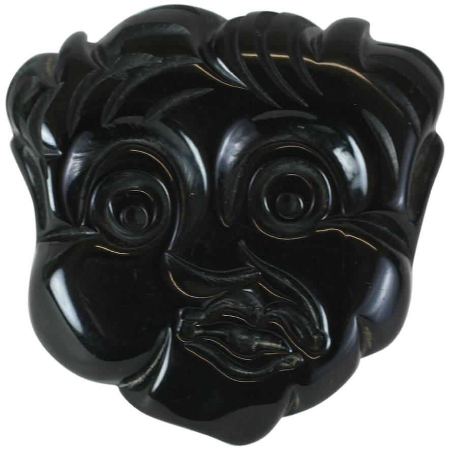 Black Americana Themed Bakelite Figural Brooch